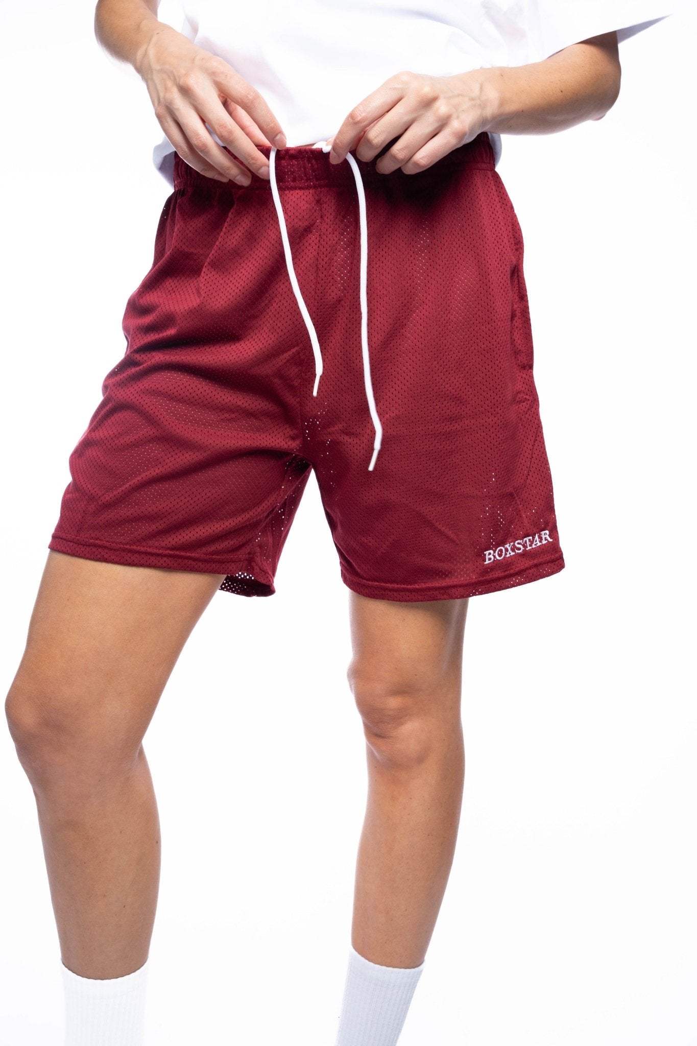 GARNET MESH SHORTS - BOXSTAR DESIGNS