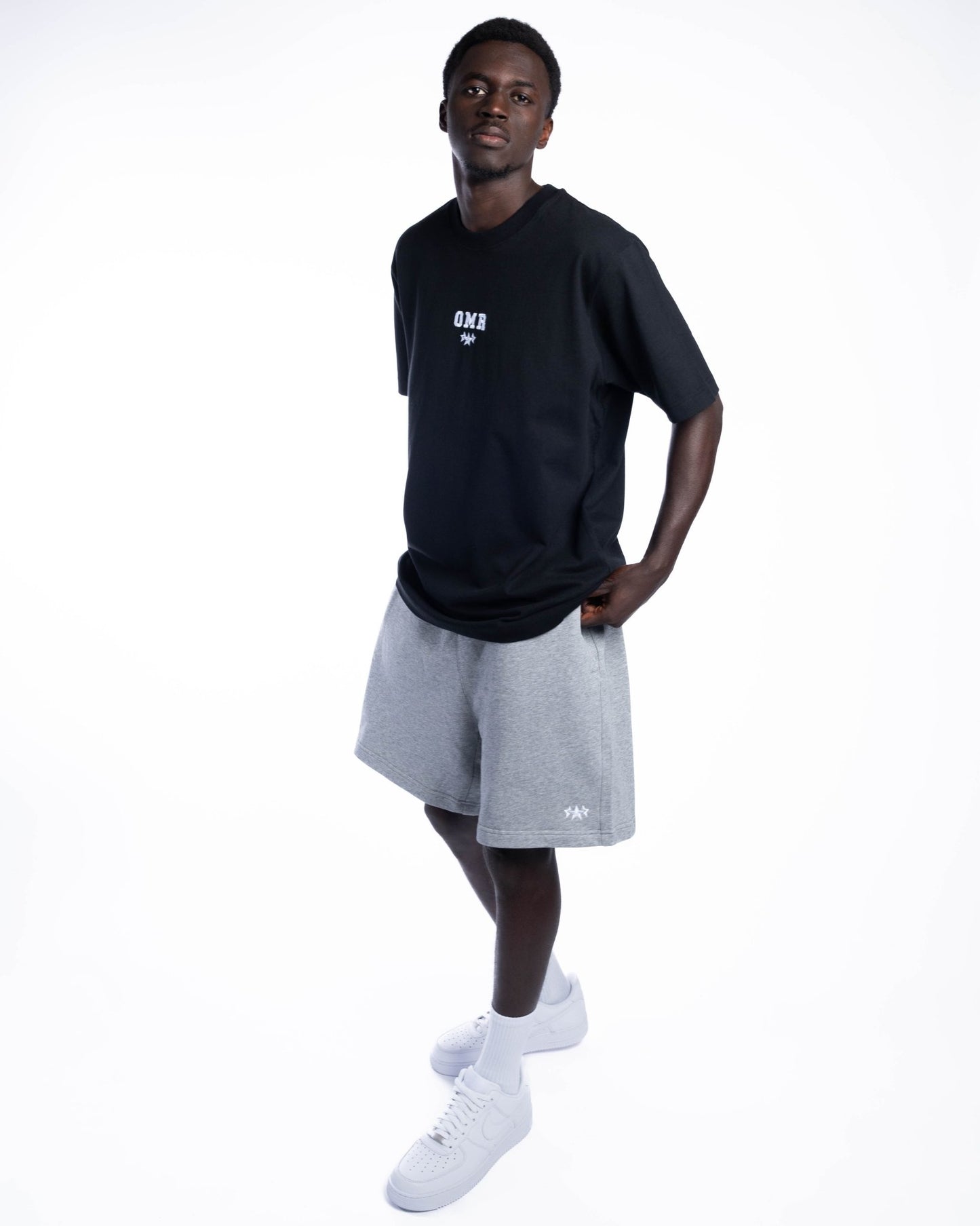GRAY SWEAT SHORTS - BOXSTAR DESIGNS