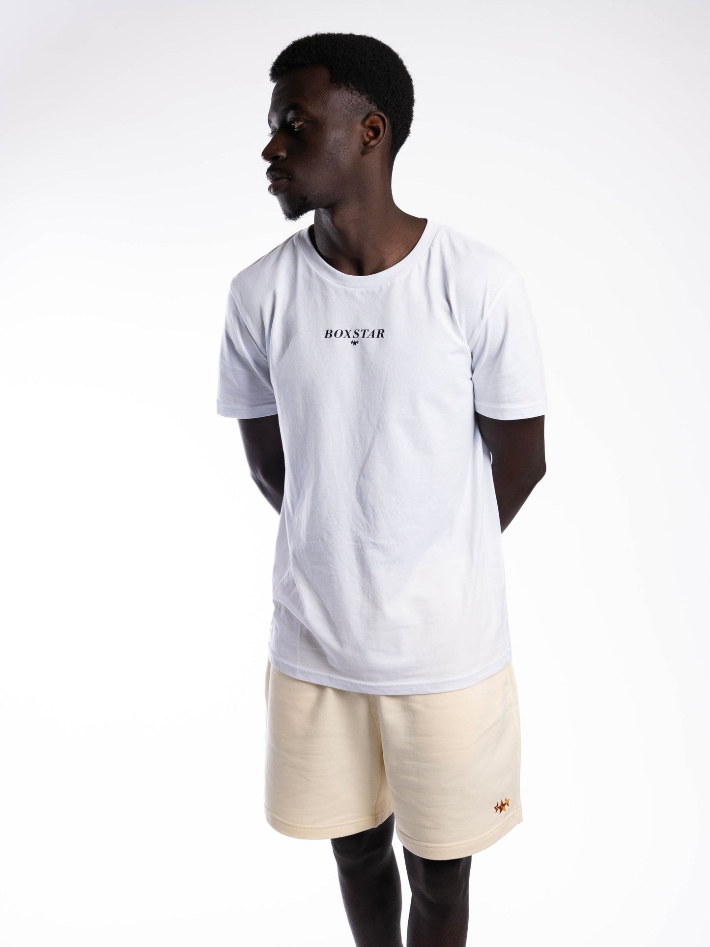 STRAP SEASON WHITE TEE - BOXSTAR DESIGNS