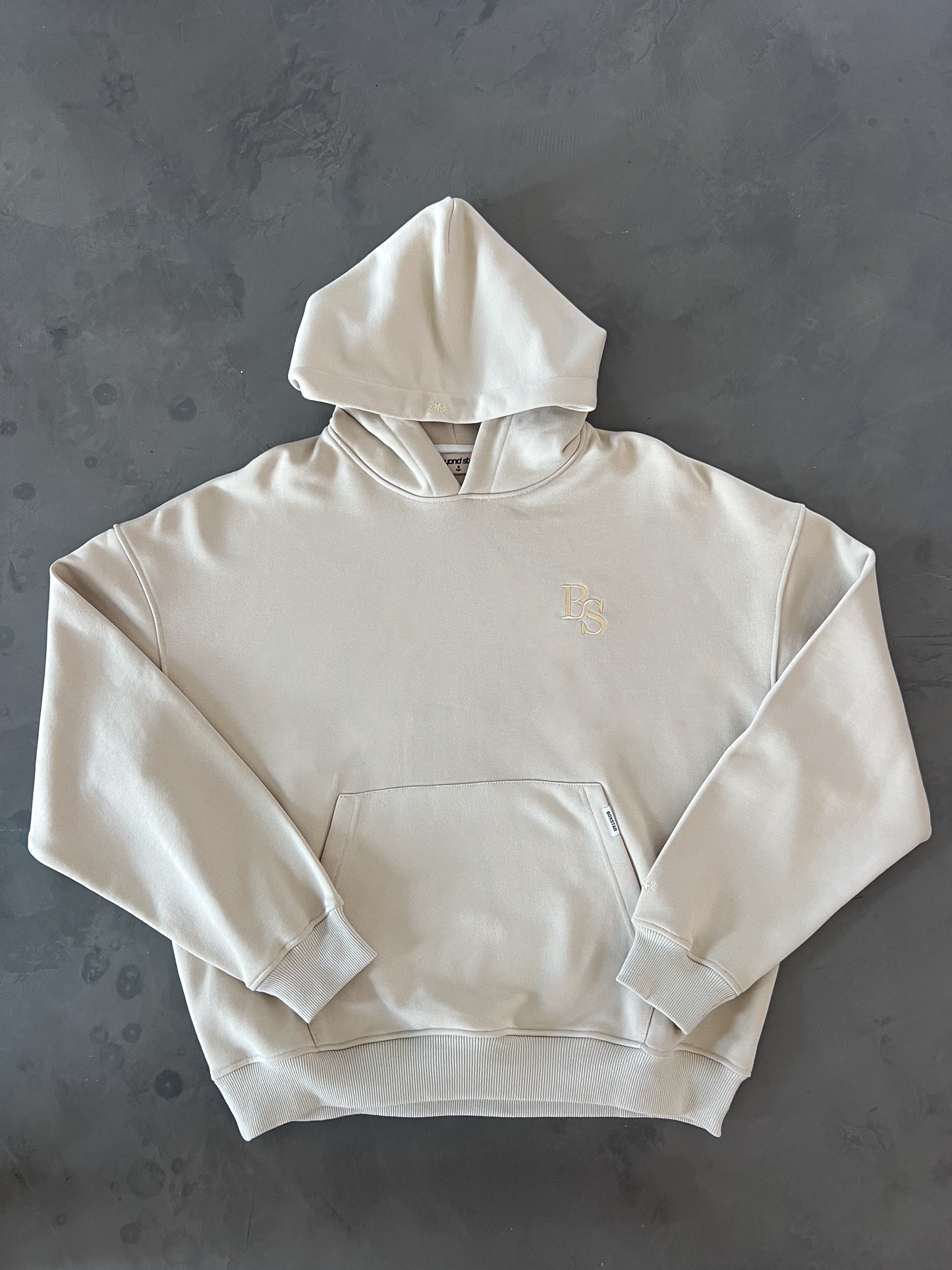 BS CREAM OVERSIZED HOODIE