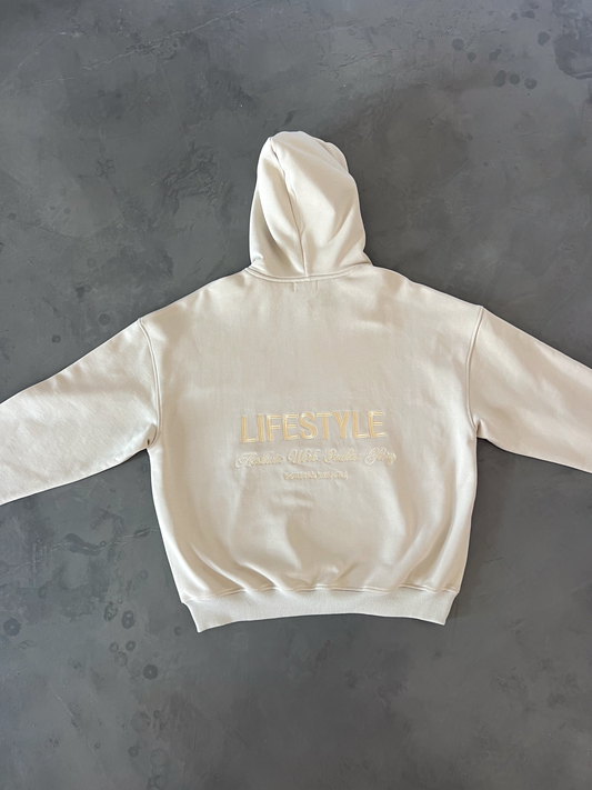 BS CREAM OVERSIZED HOODIE