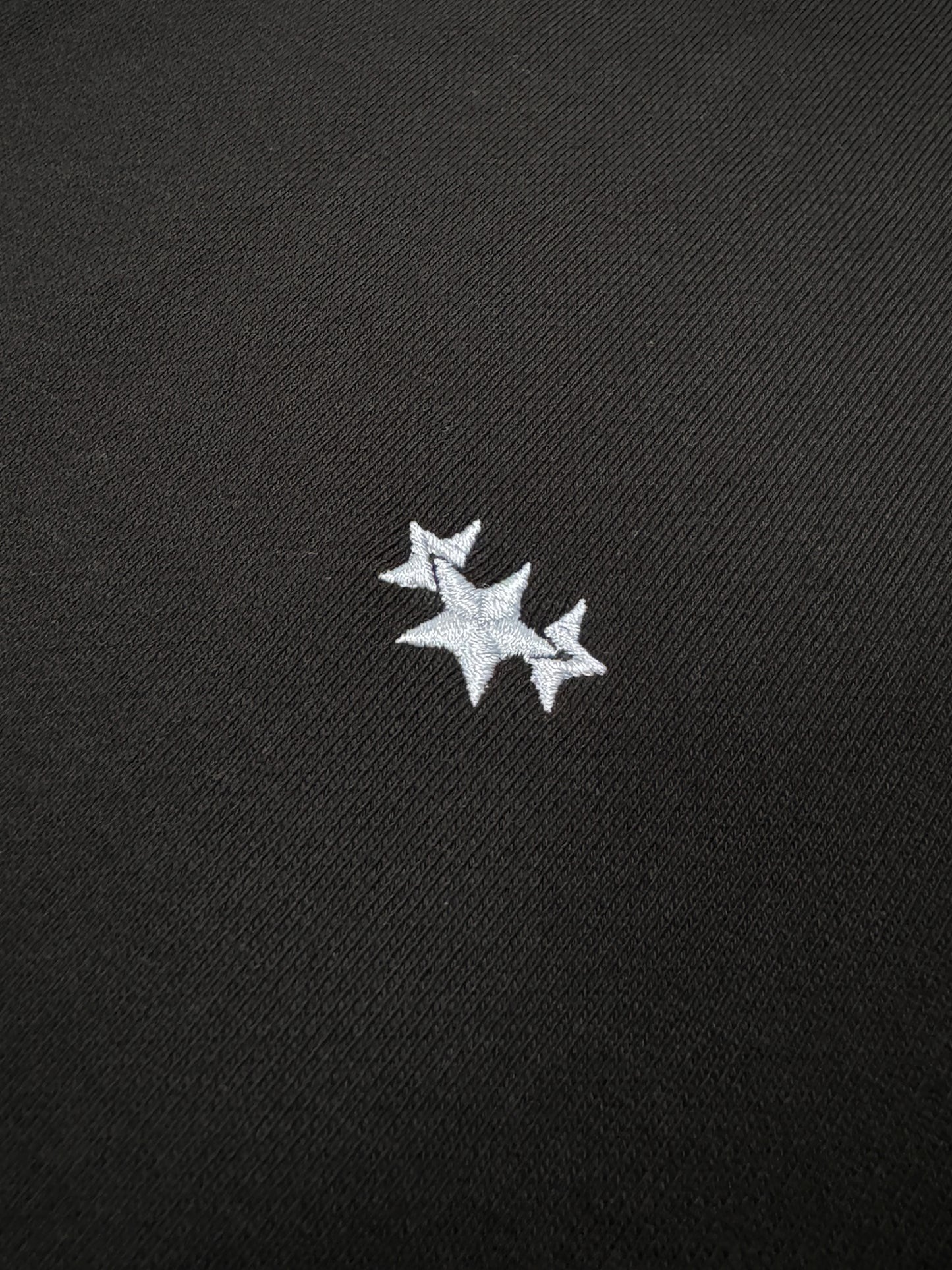 STARS BLACK CREWNECK