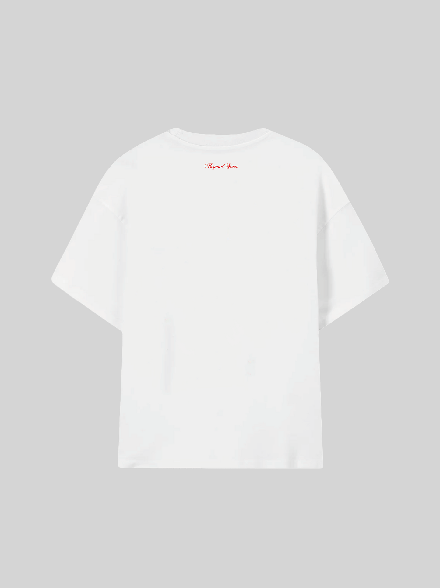STARS FITTED WHITE TEE