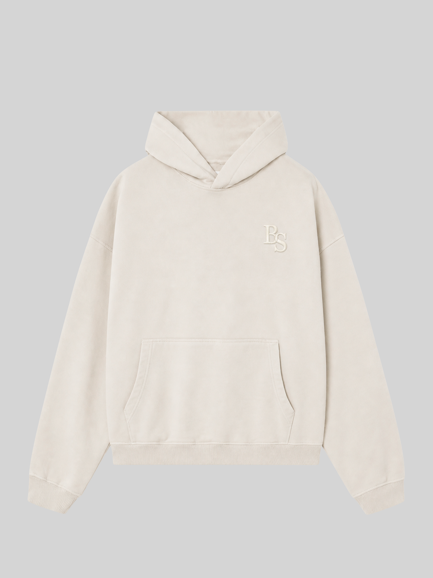 BS CREAM OVERSIZED HOODIE