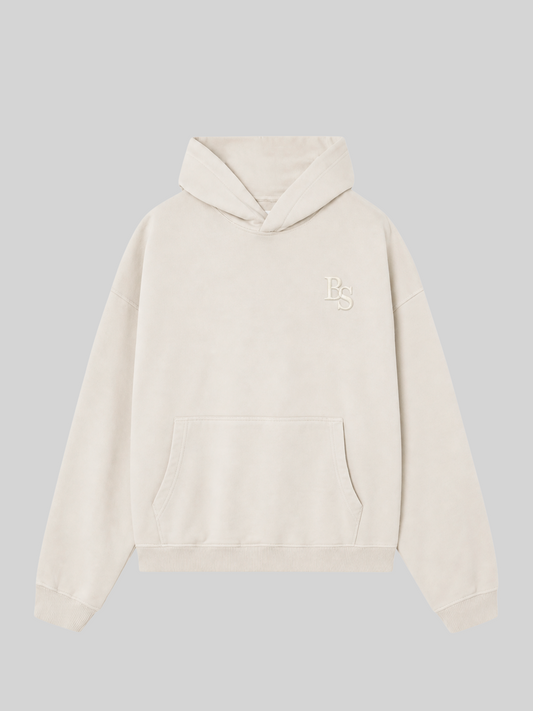 BS CREAM OVERSIZED HOODIE